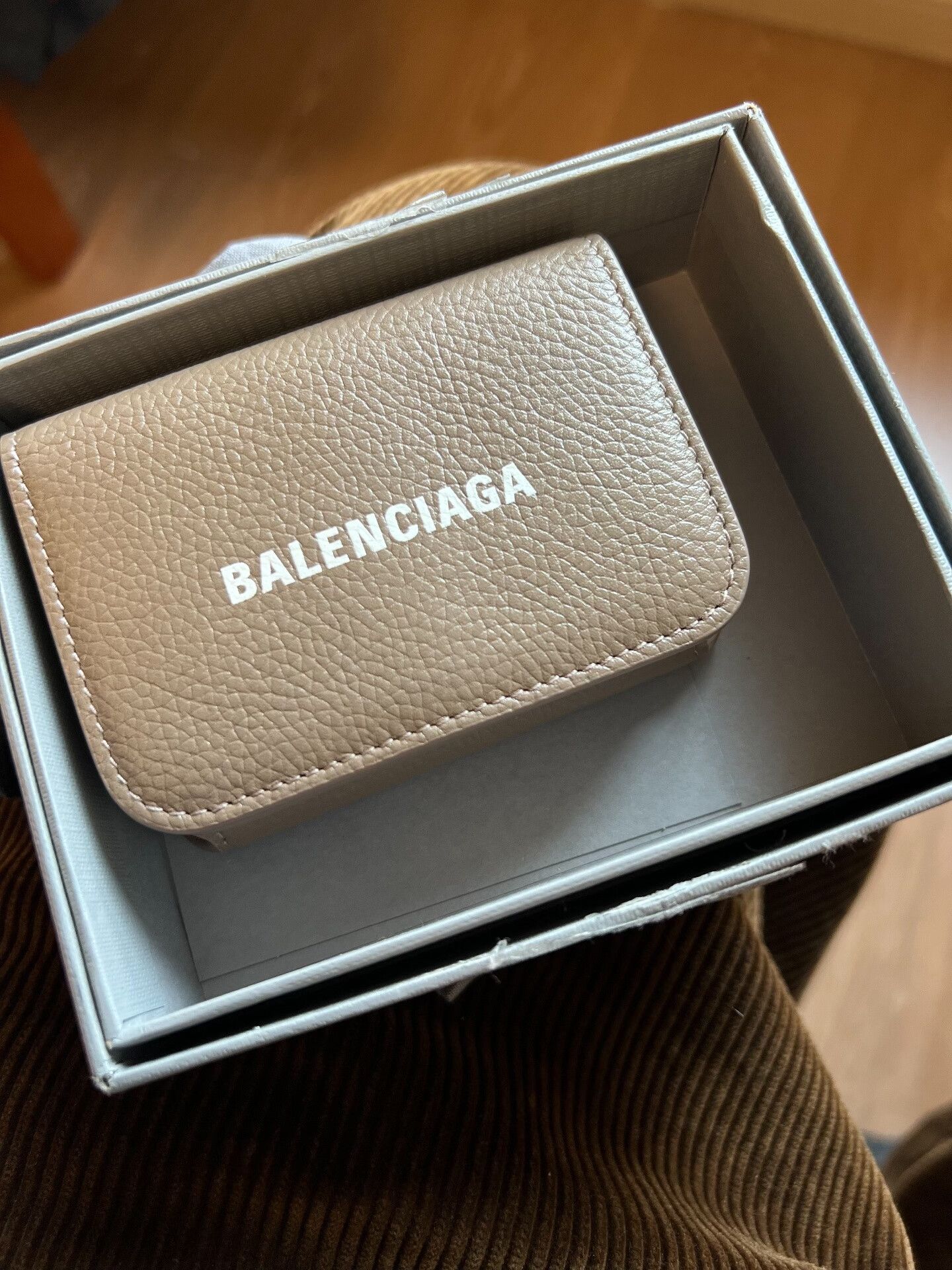 Balenciaga Balenciaga Gray Mini Wallet with Logo Size ONE SIZE - 3 Thumbnail