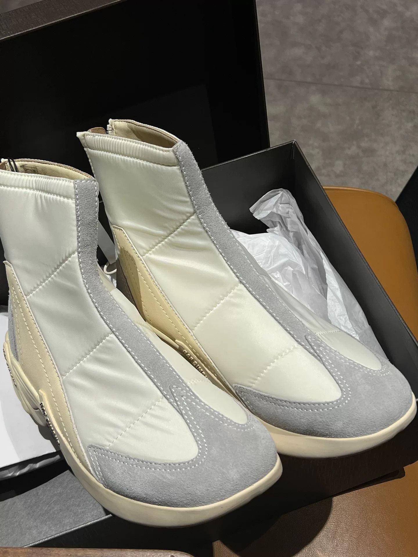 Raf Simons Raf Simons Nylon Leather Boots Size US 9 / EU 42 - 2 Thumbnail