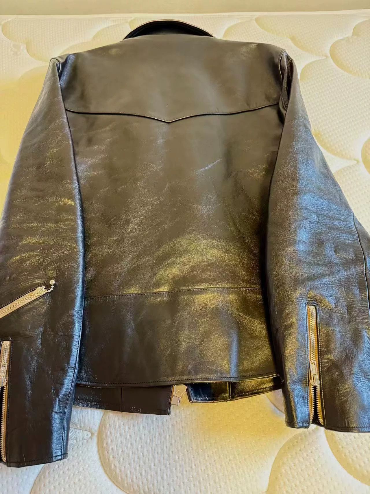Fine Creek Fine Creek Vintage Motorcycle Leather Jacket Size US XS / EU 42 / 0 - 6 Thumbnail