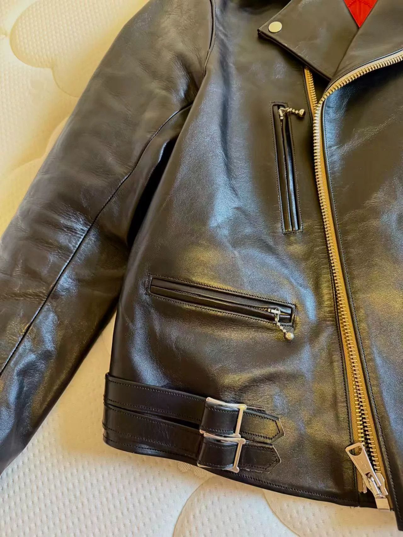 Fine Creek Fine Creek Vintage Motorcycle Leather Jacket Size US XS / EU 42 / 0 - 4 Thumbnail