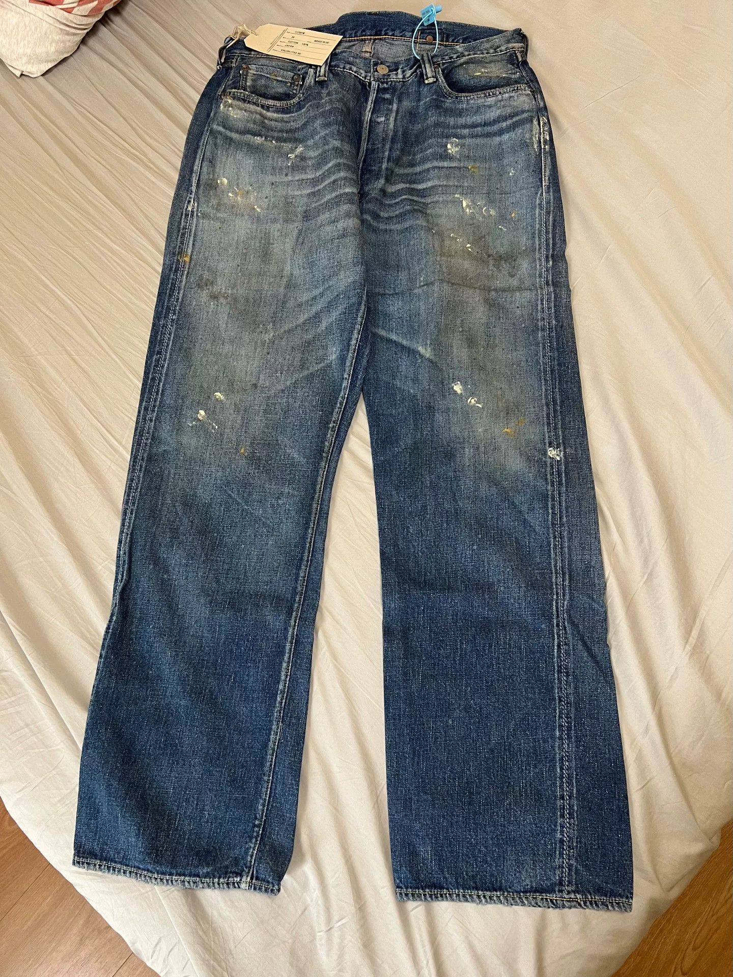 Full Count & Co. FULLCOUNT 1126HW Denim Jeans for Men Size US 33 - 3 Thumbnail