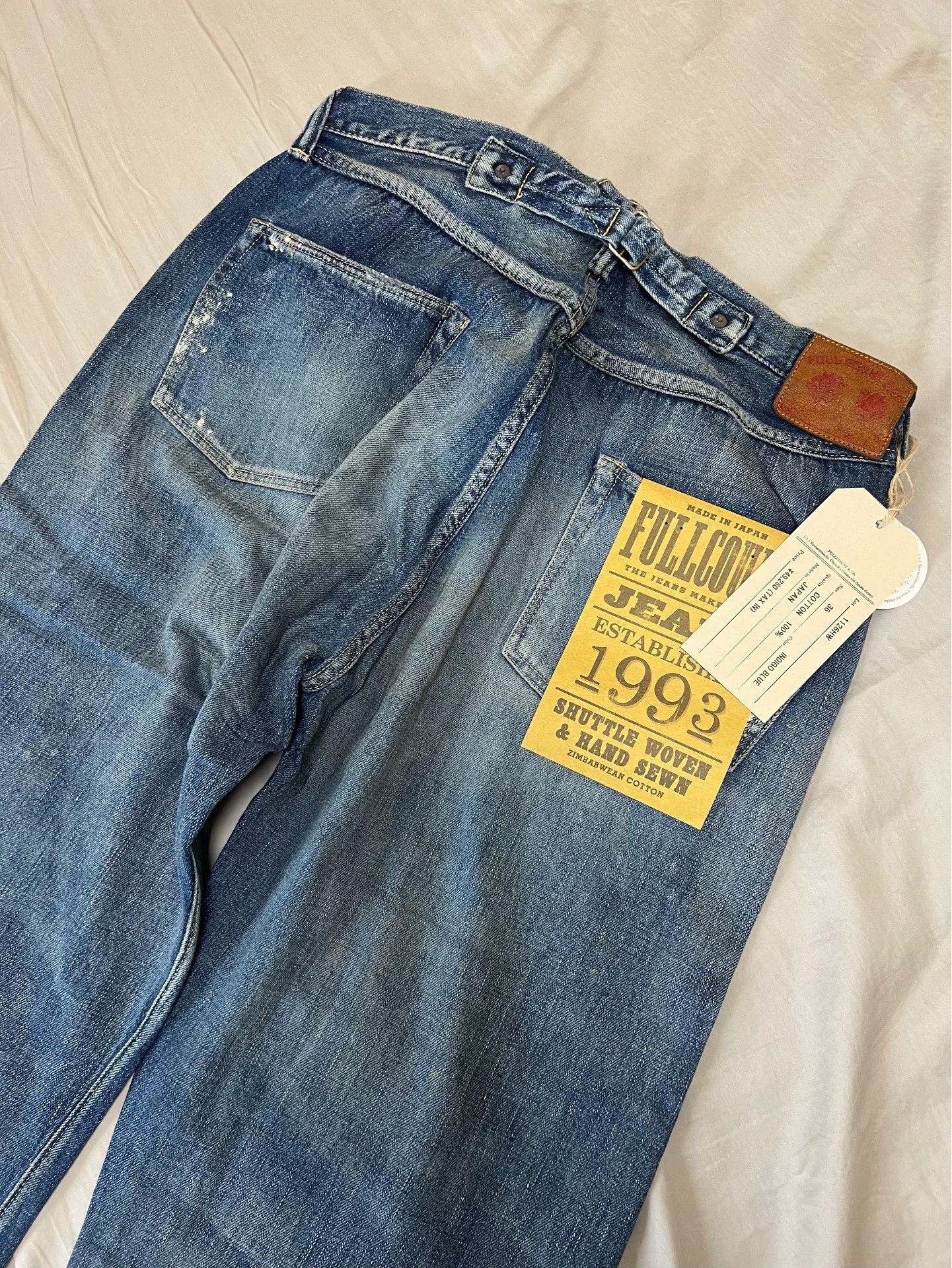 Full Count & Co. FULLCOUNT 1126HW Denim Jeans for Men Size US 33 - 7 Thumbnail