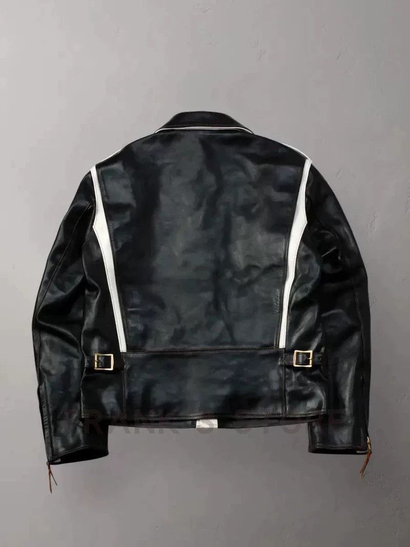 The Flat Head Two-Tone Horse Hide Motorcycle Jacket Size US M / EU 48-50 / 2 - 2 Thumbnail