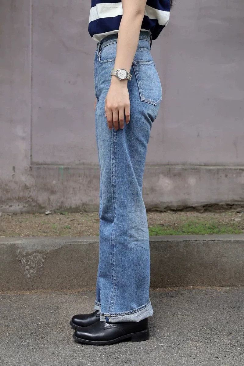 Full Count & Co. High Waist Loose Women's Denim Pants Size 29" - 3 Thumbnail