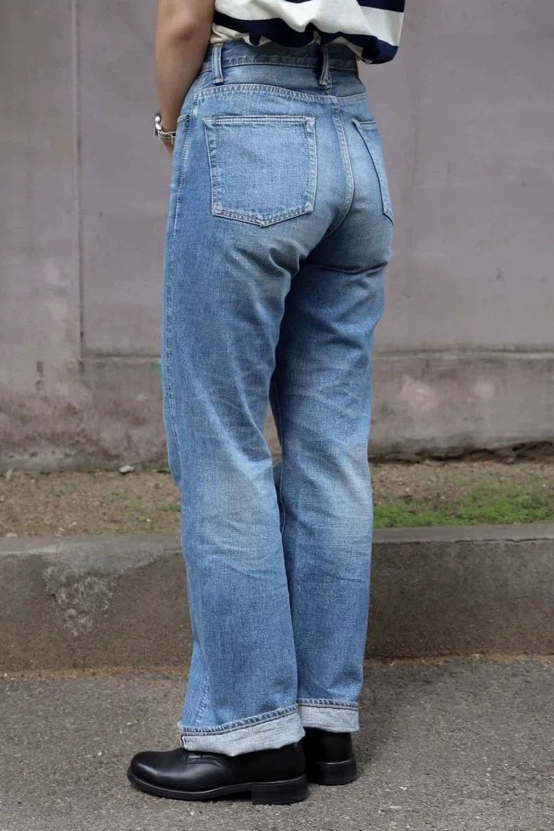 Full Count & Co. High Waist Loose Women's Denim Pants Size 29" - 4 Thumbnail
