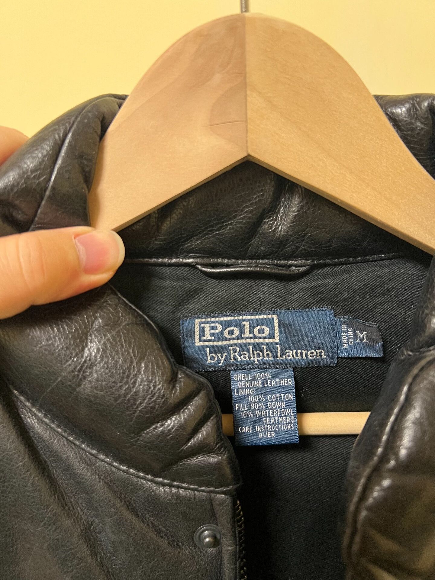 Polo Ralph Lauren Polo Ralph Lauren Leather Down Vest Size US M / EU 48-50 / 2 - 3 Thumbnail