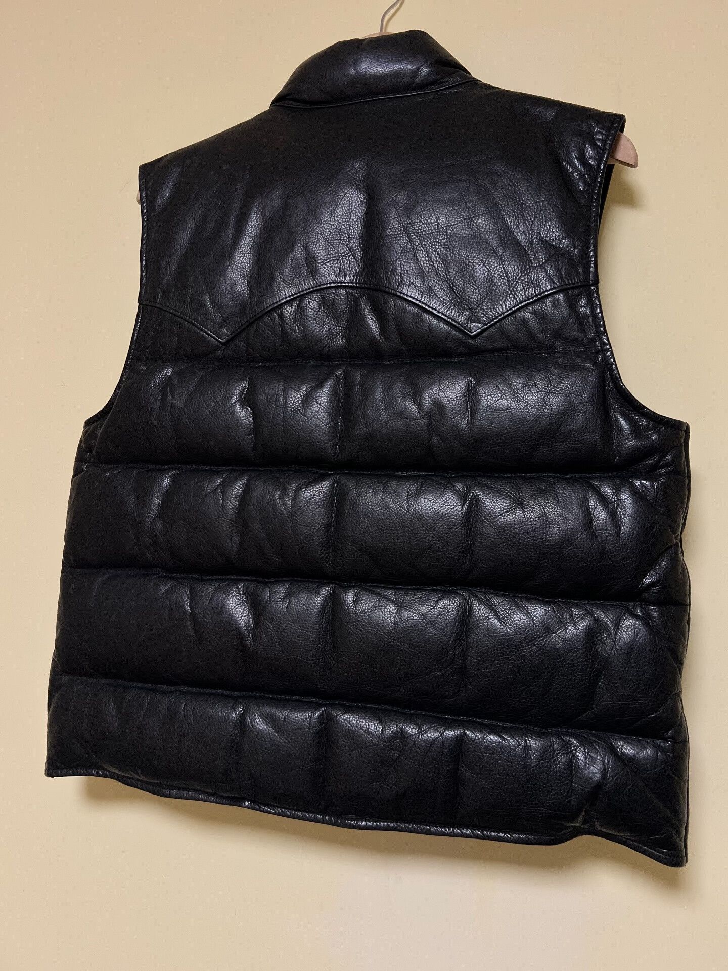 Polo Ralph Lauren Polo Ralph Lauren Leather Down Vest Size US M / EU 48-50 / 2 - 7 Thumbnail