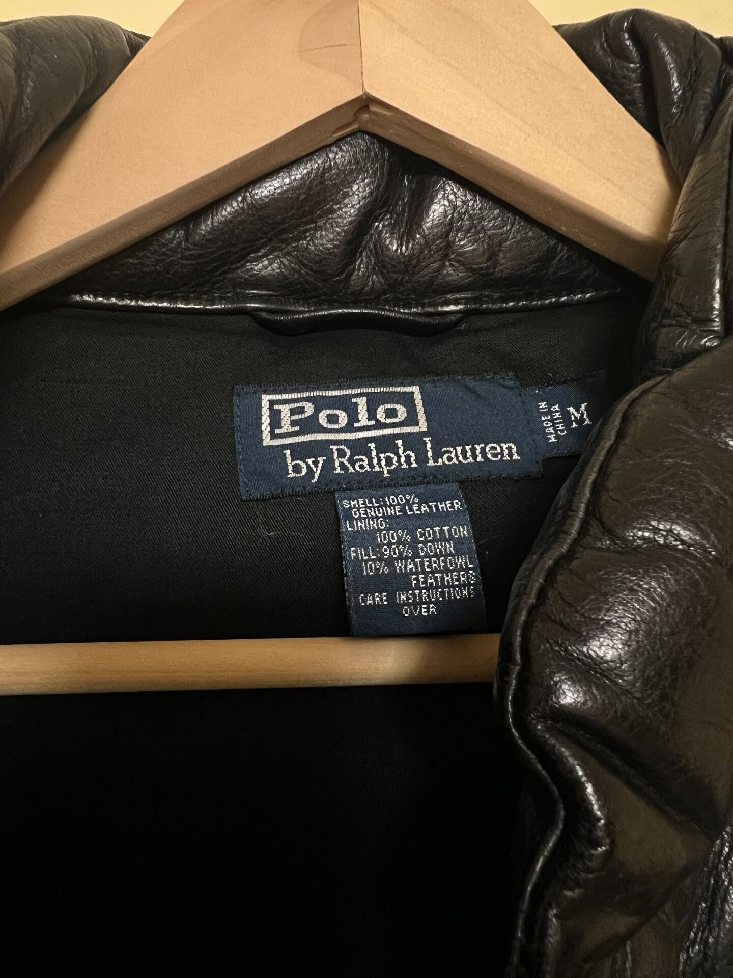 Polo Ralph Lauren Polo Ralph Lauren Leather Down Vest Size US M / EU 48-50 / 2 - 2 Thumbnail