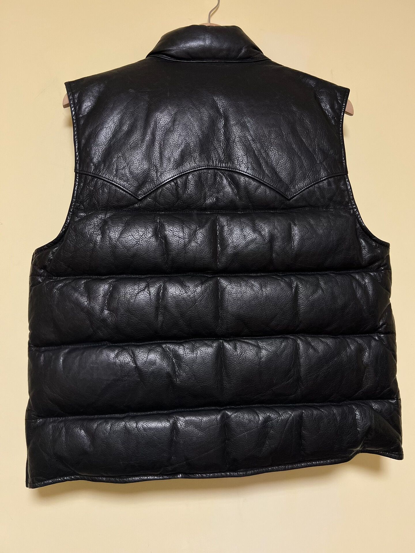 Polo Ralph Lauren Polo Ralph Lauren Leather Down Vest Size US M / EU 48-50 / 2 - 8 Thumbnail