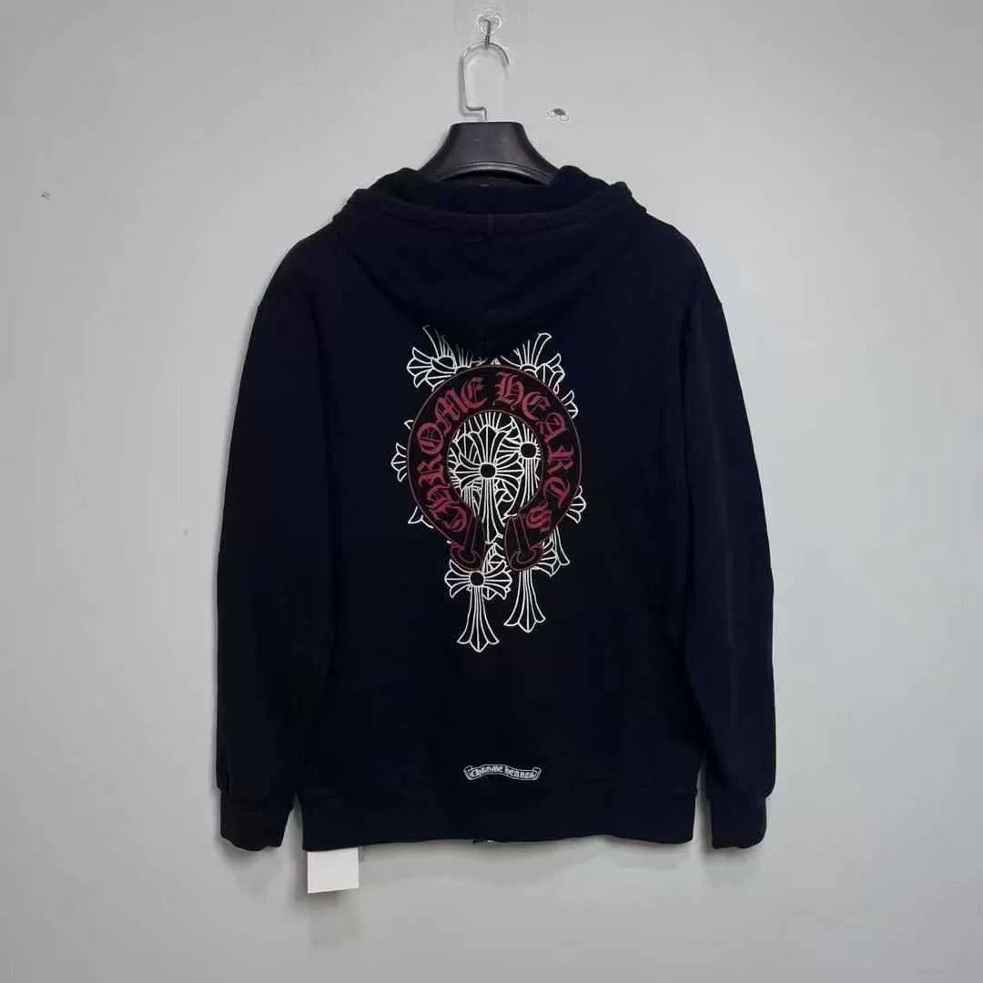Chrome Hearts chrome hearts red logo zip hoodie jacket Size US XXL / EU 58 / 5 - 2 Thumbnail