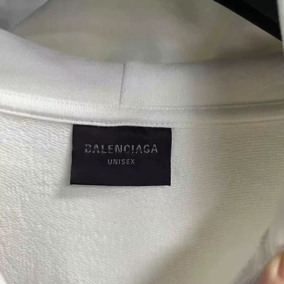 Balenciaga balenciaga hooded sweatshirt with logo print Size US XXS / EU 40 - 2 Thumbnail