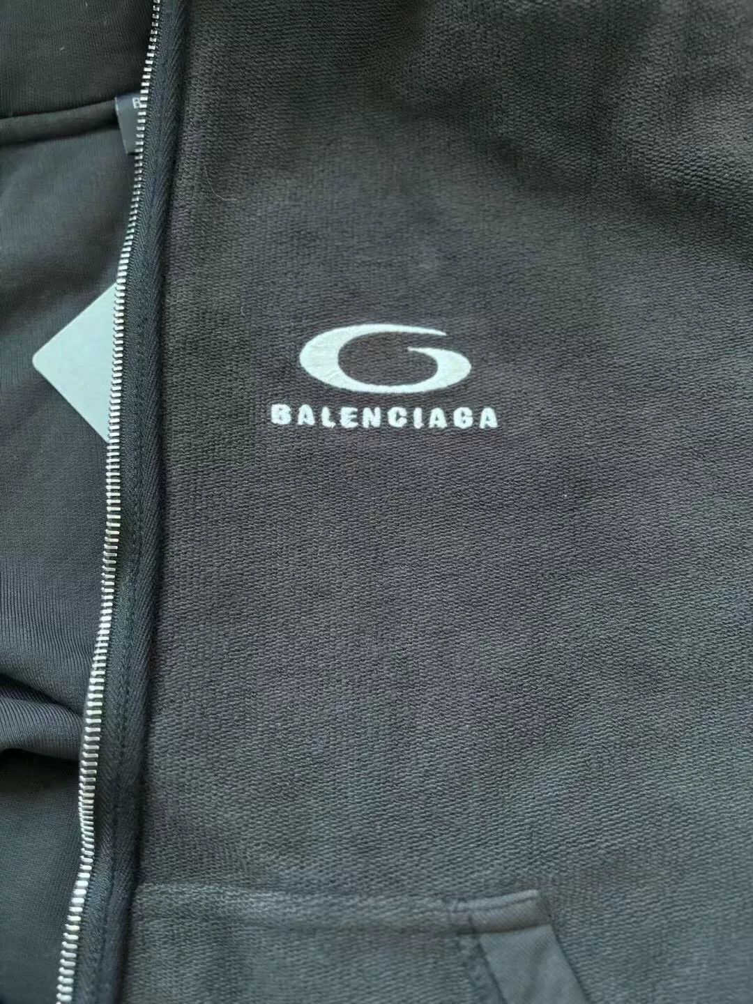 Balenciaga Balenciaga Black Logo Zipper Hoodie Jacket Size US M / EU 48-50 / 2 - 3 Thumbnail