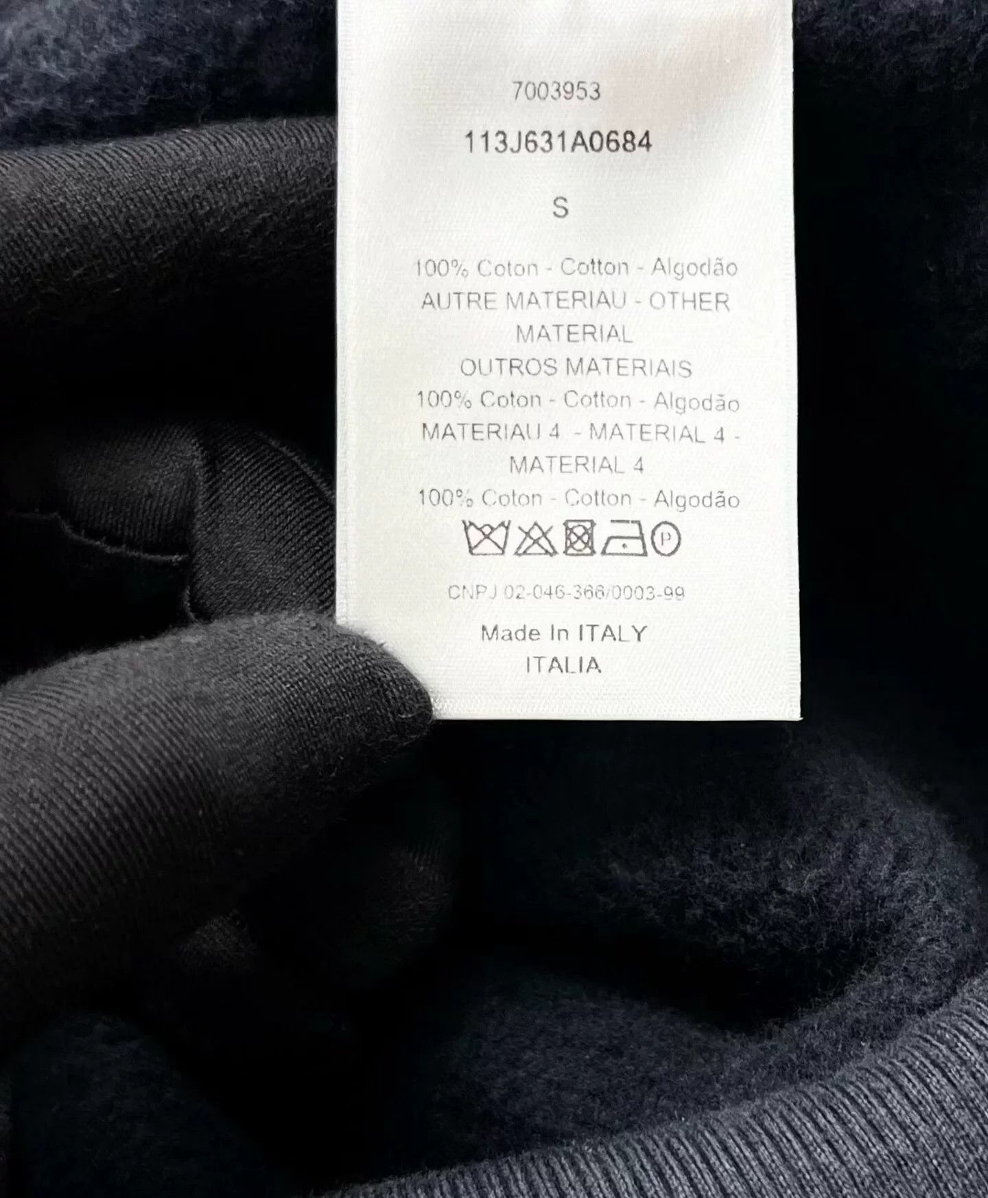Dior dior oblique embossed logo hoodie sweatshirt Size US S / EU 44-46 / 1 - 4 Thumbnail