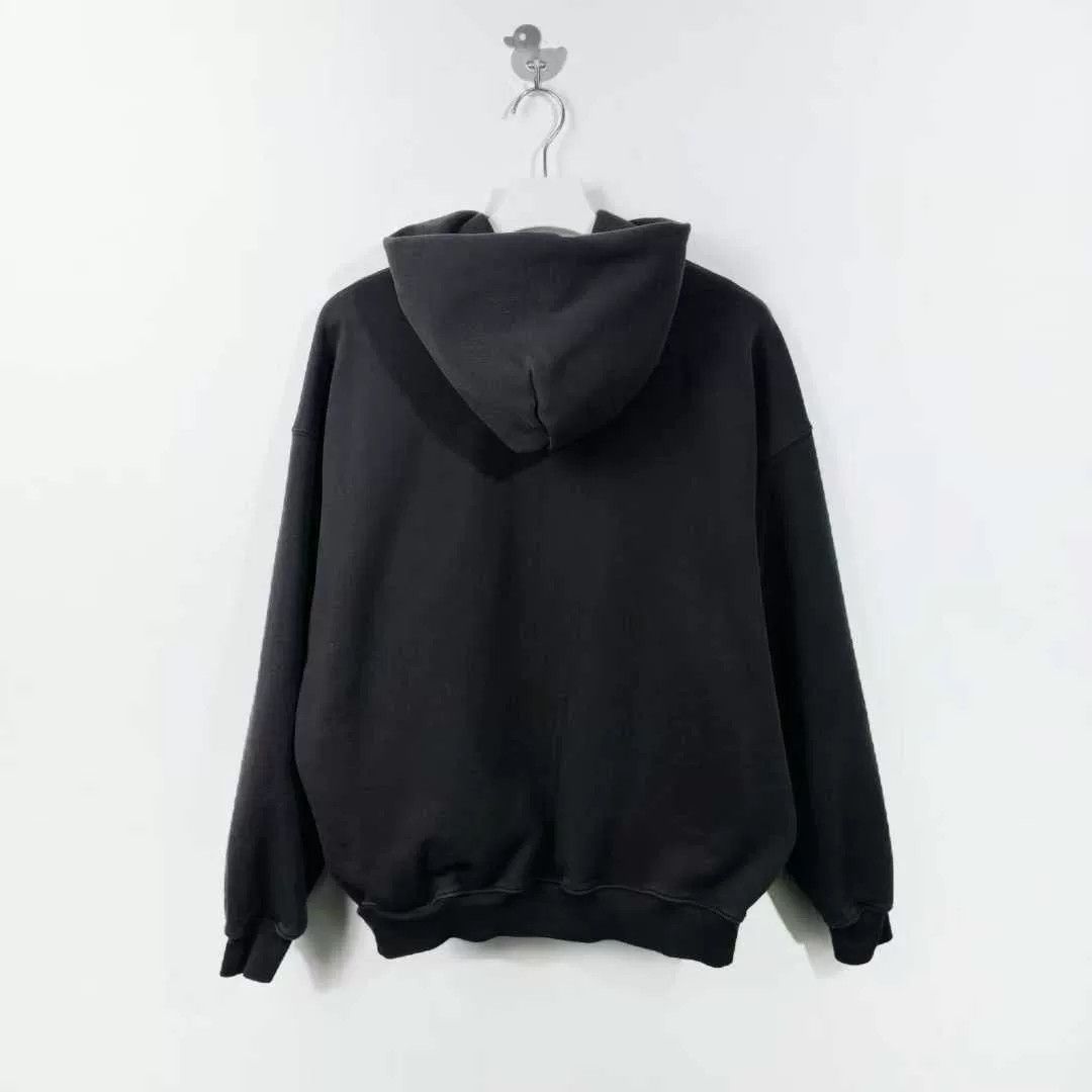 Balenciaga balenciaga logo black hoodie with wave design Size US L / EU 52-54 / 3 - 2 Thumbnail