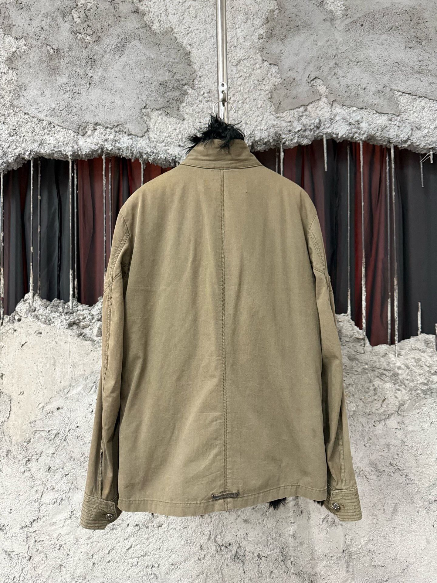 Chrome Hearts chrome hearts military green fur jacket Size US M / EU 48-50 / 2 - 2 Thumbnail