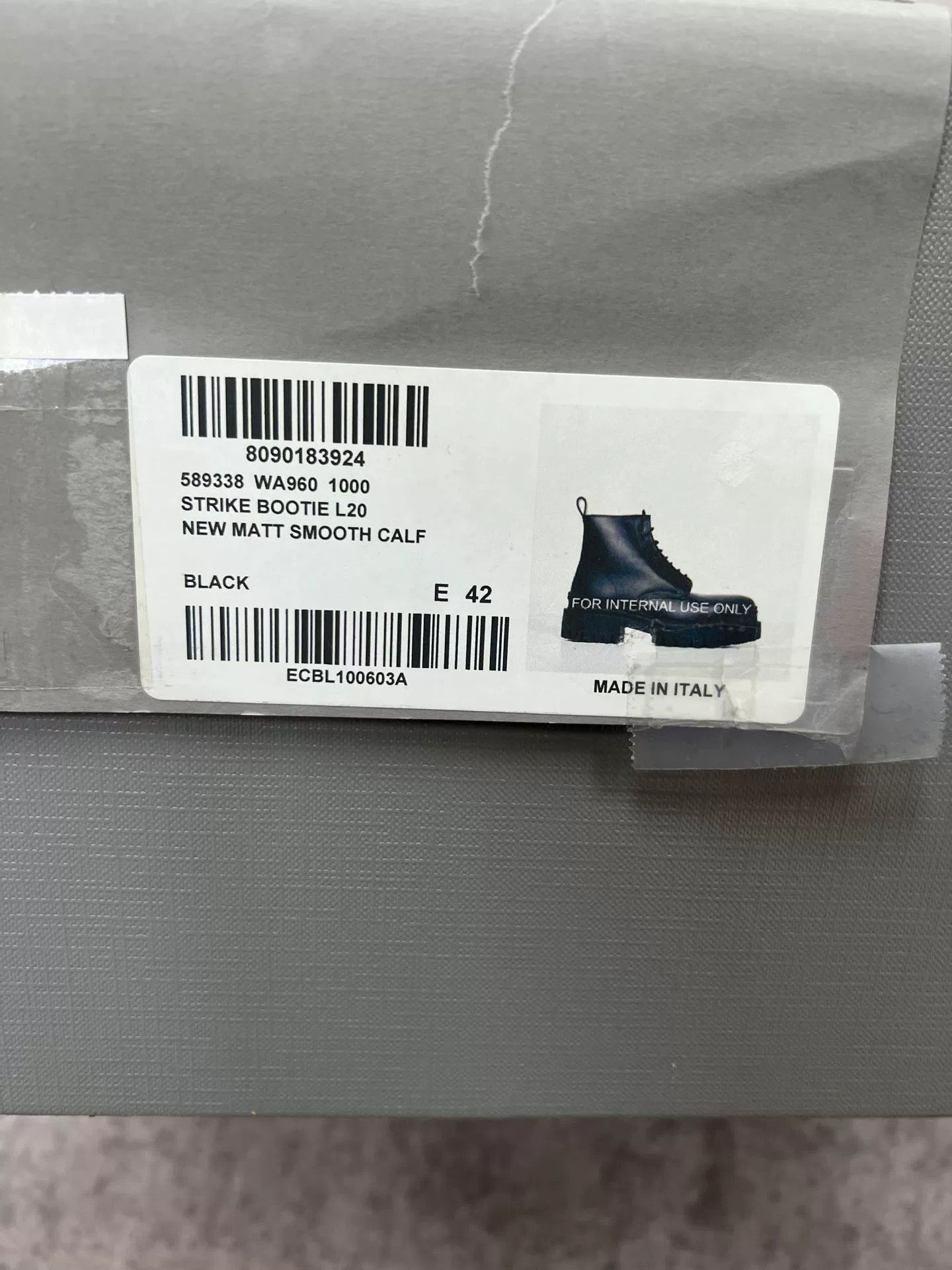 Balenciaga balenciaga black combat boots size 42 Size US 9 / EU 42 - 9 Thumbnail