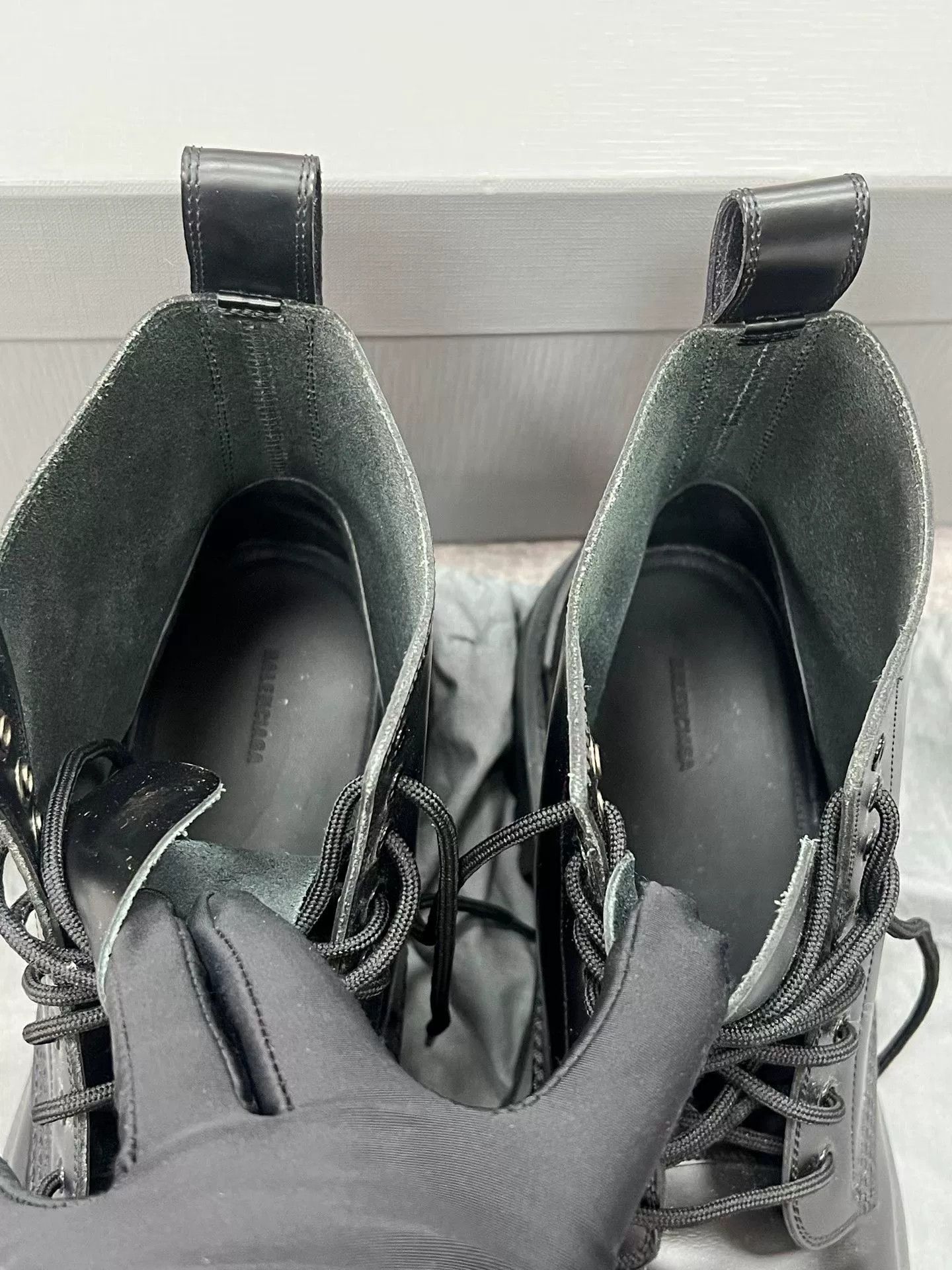 Balenciaga balenciaga black combat boots size 42 Size US 9 / EU 42 - 5 Thumbnail