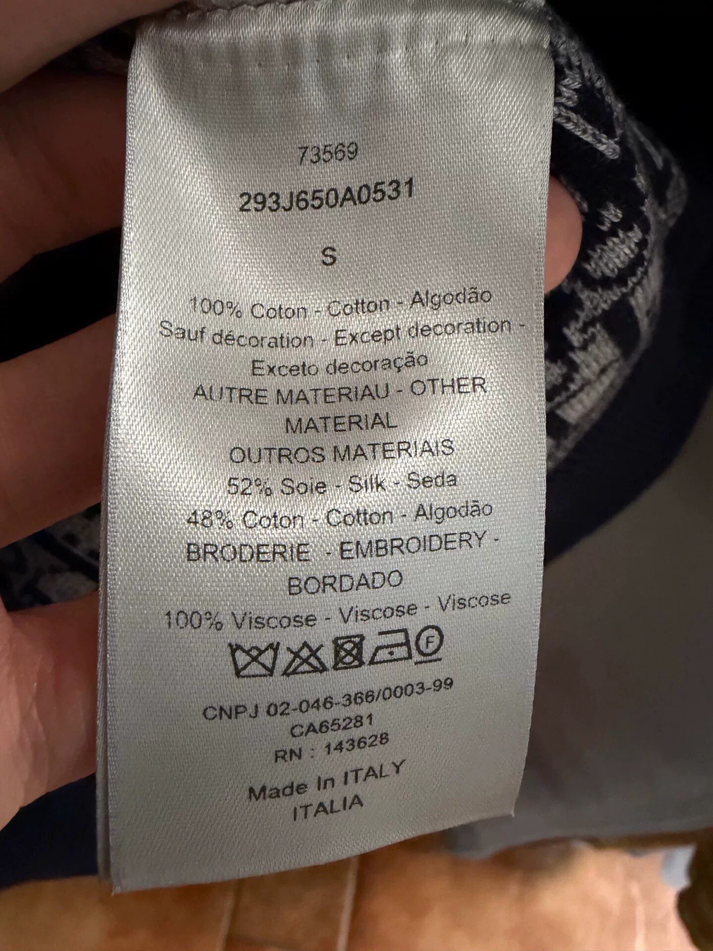 Dior Navy Hooded Cardigan with Signature Interior