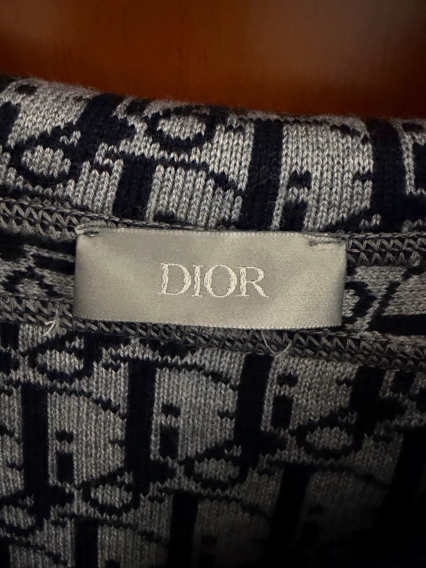 Dior Navy Hooded Cardigan with Signature Interior
