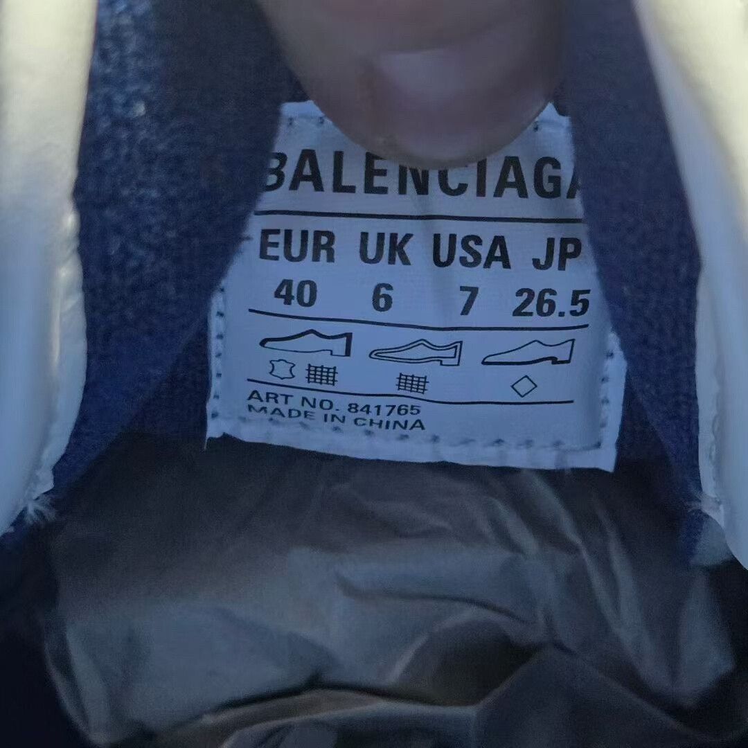 Balenciaga balenciaga hamptons white blue sneakers size 40 Size US 10 / EU 43 - 5 Thumbnail