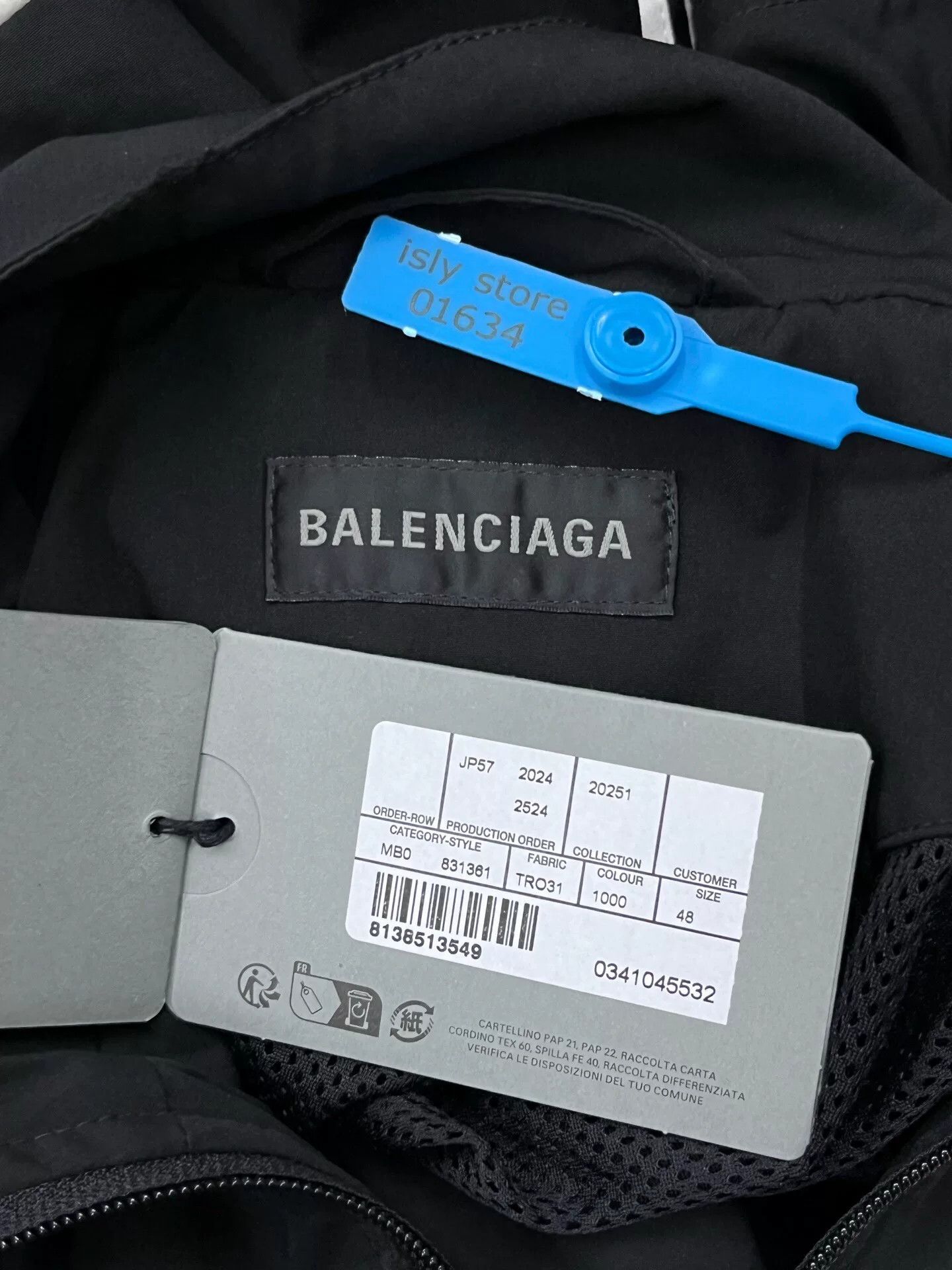 Balenciaga balenciaga black tracksuit jacket for men Size US L / EU 52-54 / 3 - 4 Thumbnail