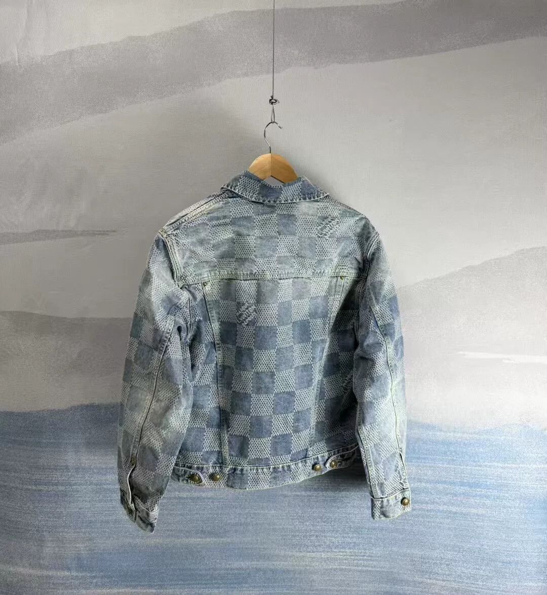 Louis Vuitton louis vuitton checkered denim jacket size 48 Size US L / EU 52-54 / 3 - 3 Thumbnail