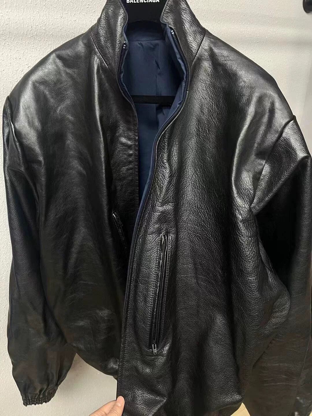 Balenciaga Balenciaga Reversible Faux Leather School Jacket Size XS / US 0-2 / IT 36-38 - 3 Thumbnail