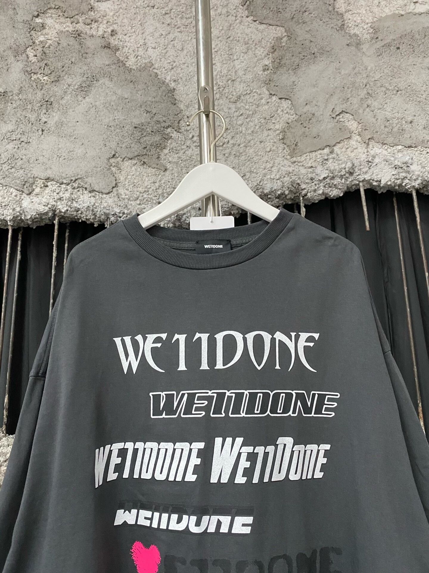 WE11DONE we11 done long sleeve shirt in gray Size US S / EU 44-46 / 1 - 3 Thumbnail