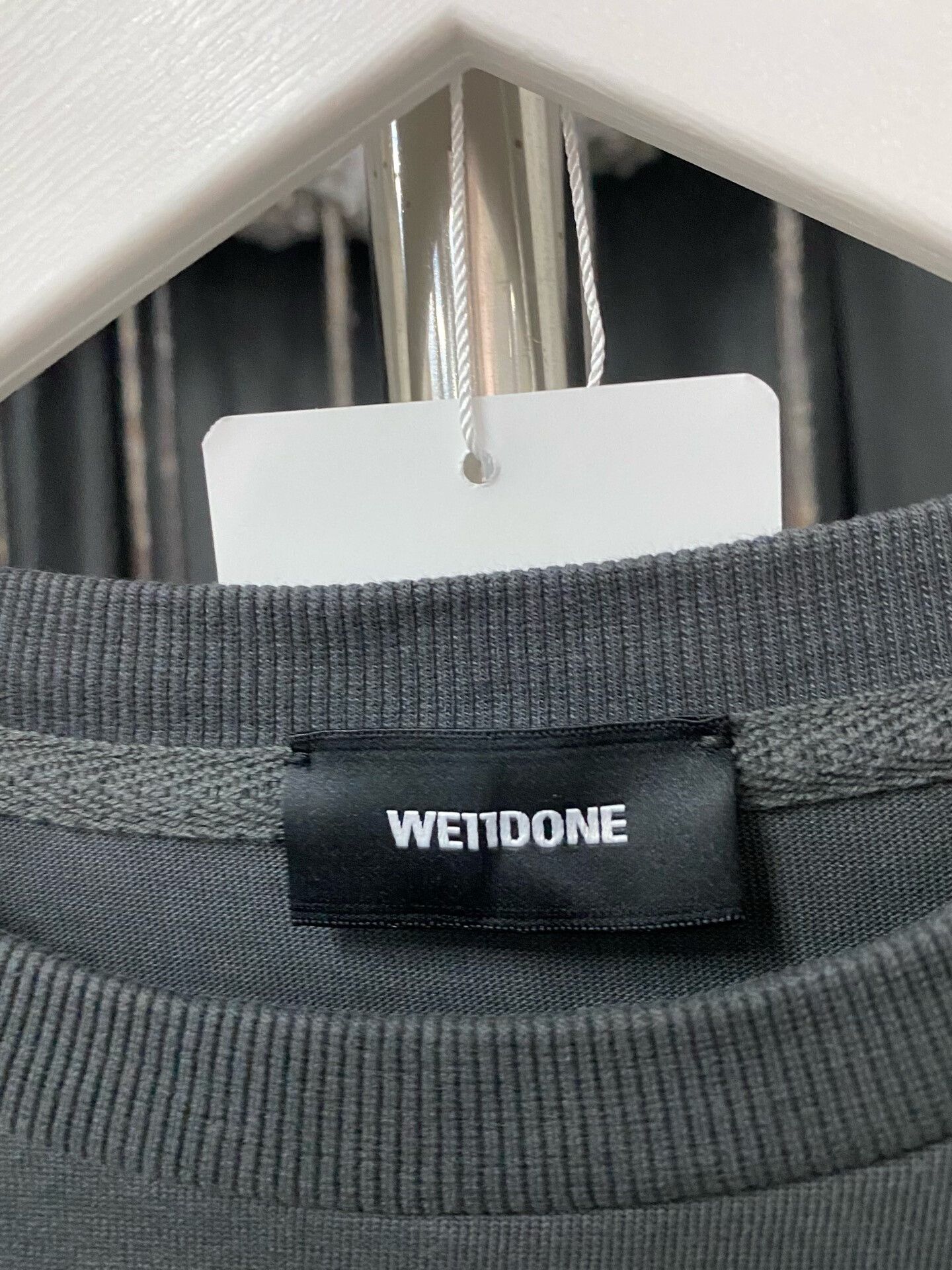 WE11DONE we11 done long sleeve shirt in gray Size US S / EU 44-46 / 1 - 5 Thumbnail
