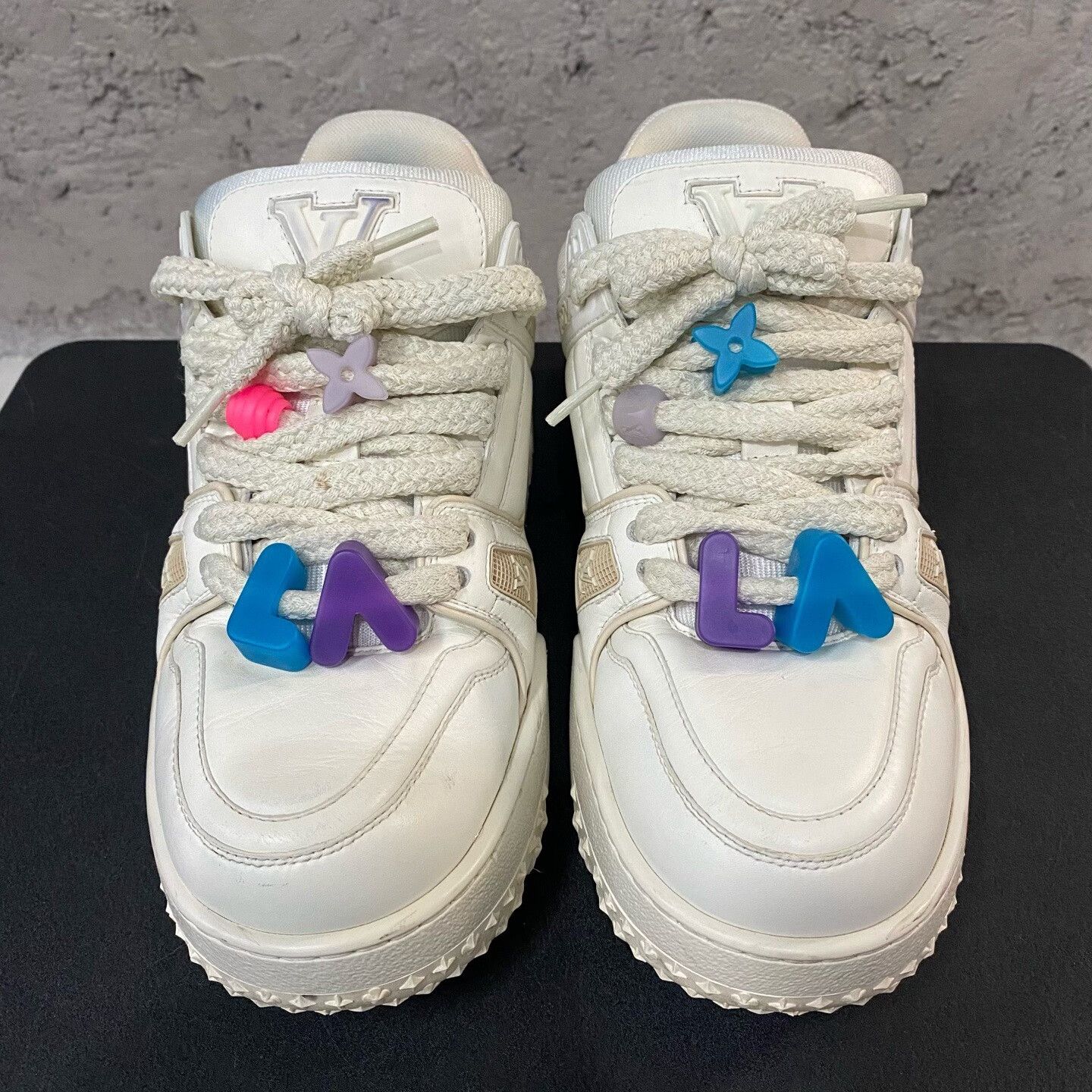 Louis Vuitton Louis Vuitton White LV Trainer Sneakers Size US 8 / EU 41 - 6 Thumbnail