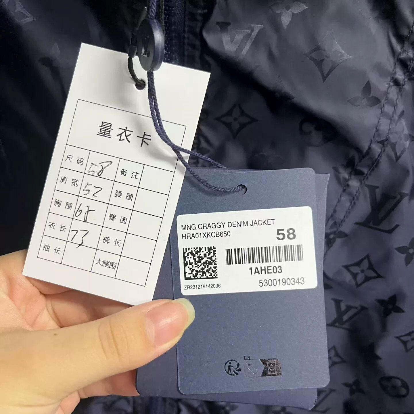 Louis Vuitton louis vuitton blue logo hooded jacket Size US XXL / EU 58 / 5 - 5 Thumbnail