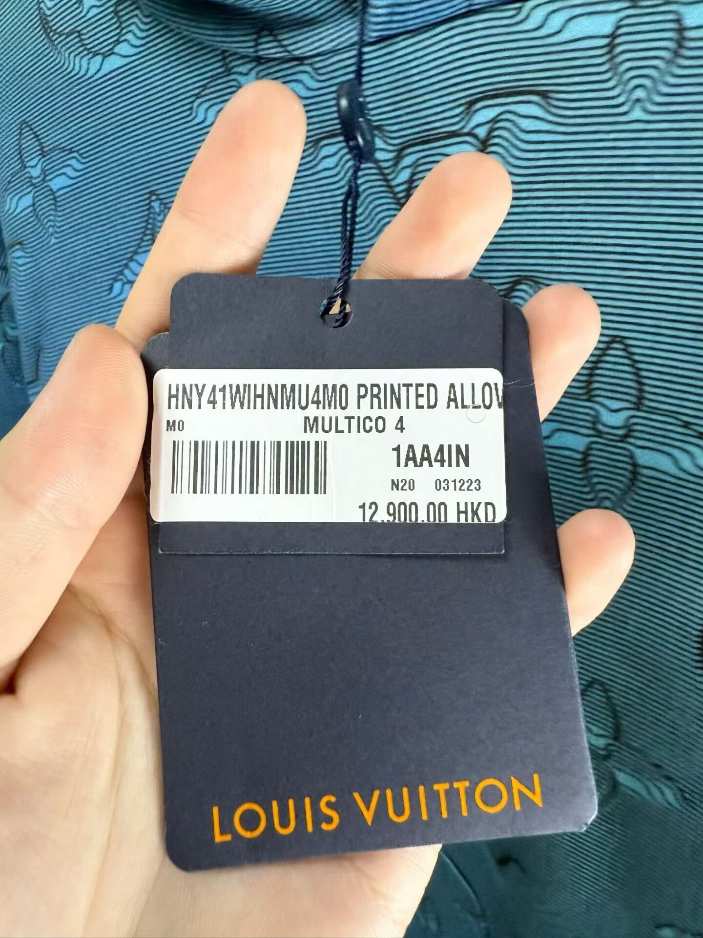 Louis Vuitton louis vuitton blue logo printed hoodie Size US M / EU 48-50 / 2 - 5 Thumbnail