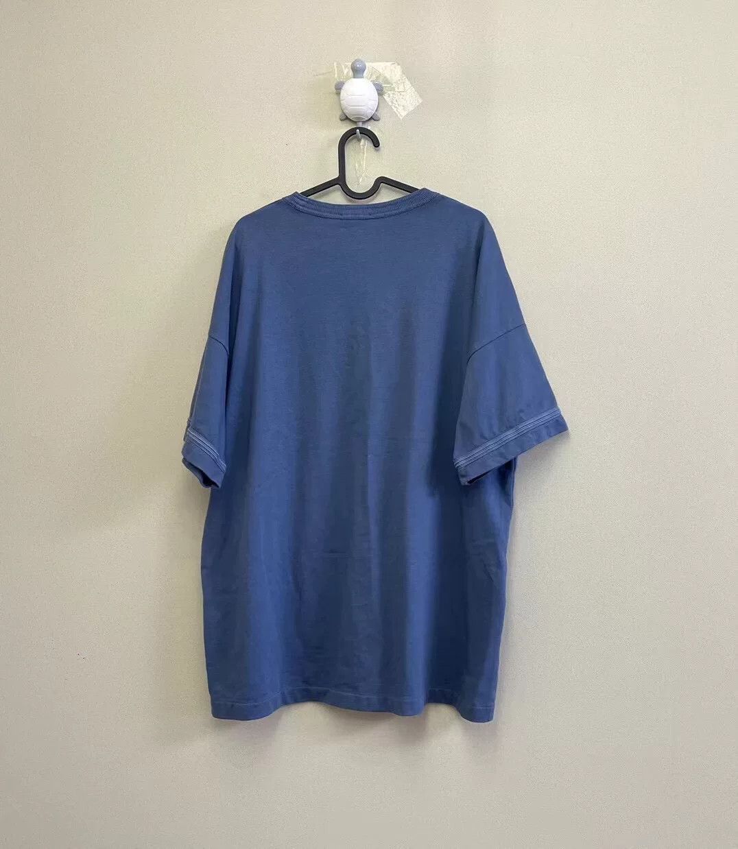 dior x stone island blue embroidered short sleeve
