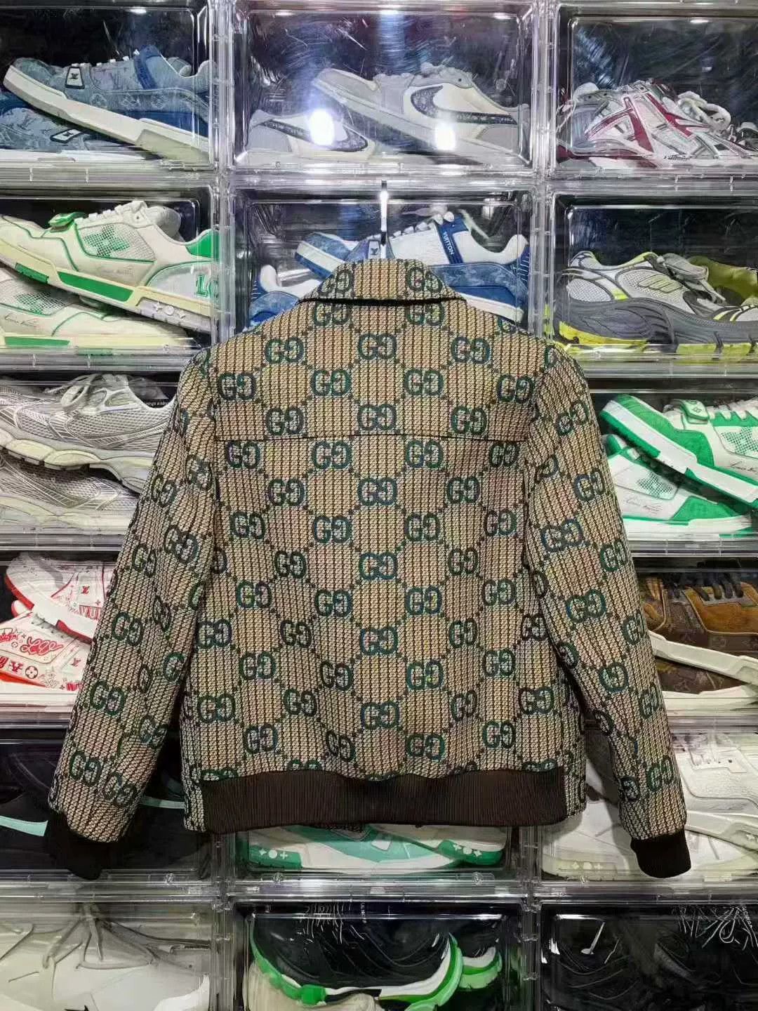 Gucci gucci logo patterned wool jacket with gold buttons Size US M / EU 48-50 / 2 - 2 Thumbnail