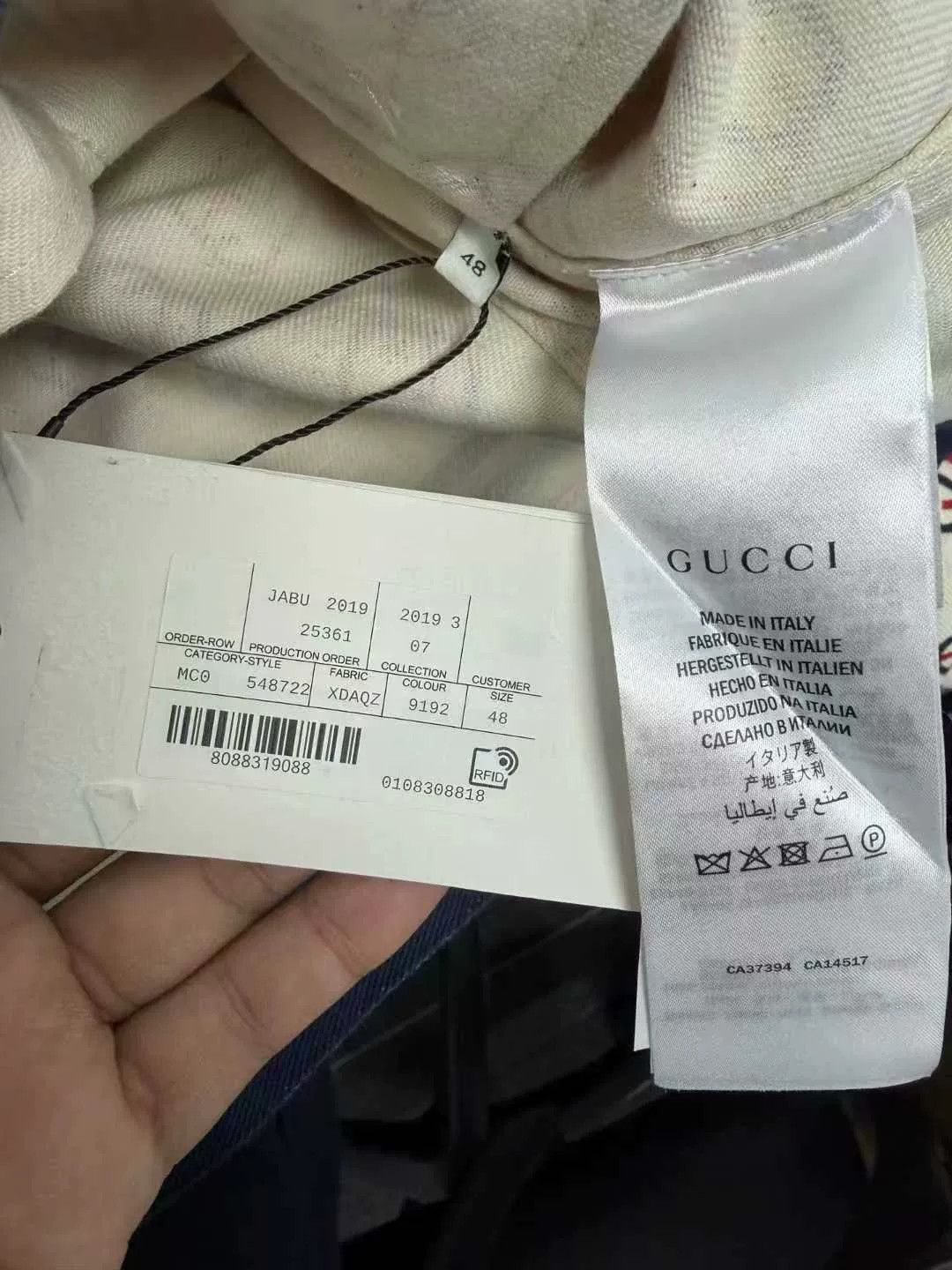 Gucci gucci red and blue logo denim jacket Size M / US 6-8 / IT 42-44 - 4 Thumbnail