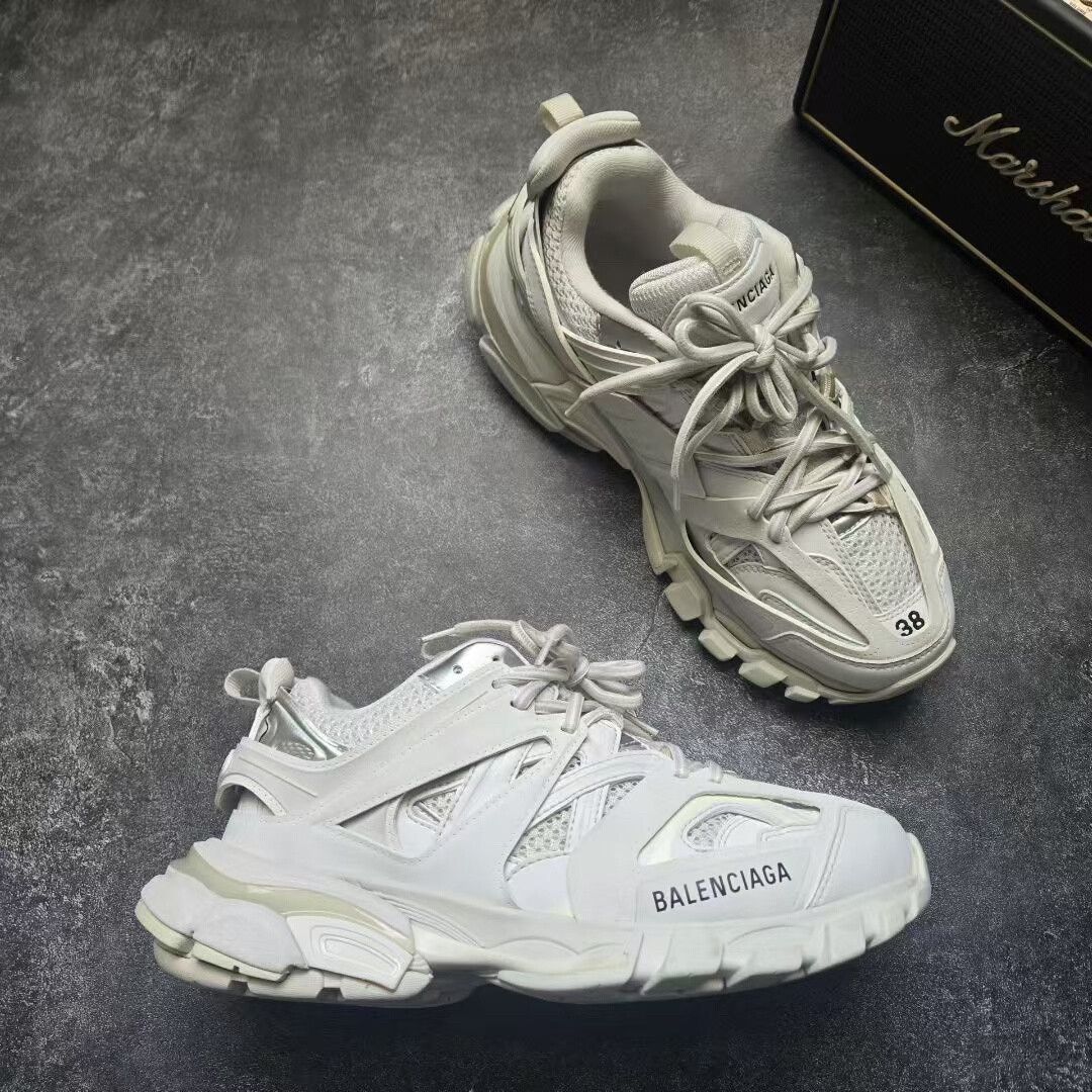 Balenciaga balenciaga track sneakers in white size 38 Size US 6 / EU 39 - 6 Thumbnail