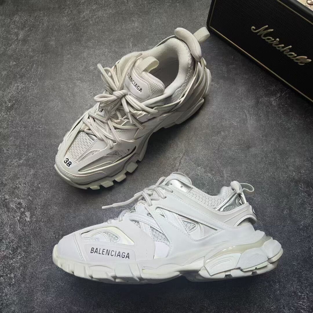 Balenciaga balenciaga track sneakers in white size 38 Size US 6 / EU 39 - 4 Thumbnail