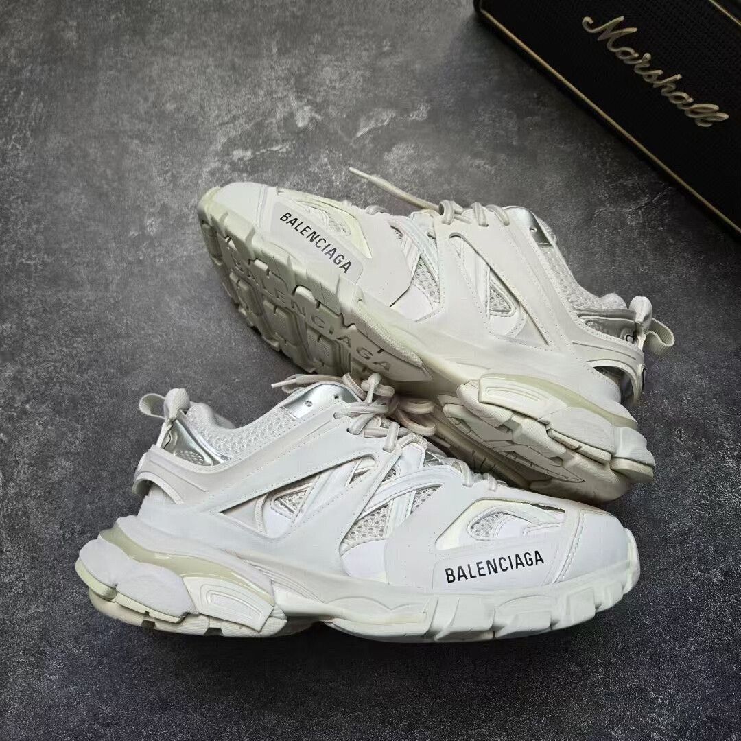 Balenciaga balenciaga track sneakers in white size 38 Size US 6 / EU 39 - 8 Thumbnail