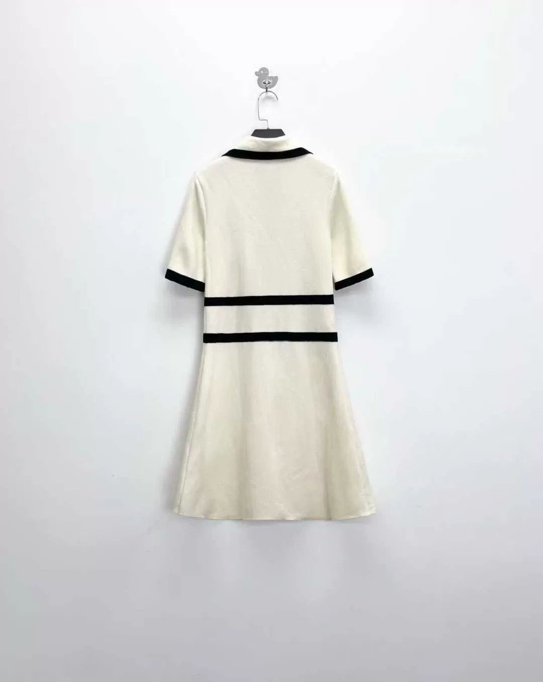 Gucci gucci ivory white wool short dress Size S / US 4 / IT 40 - 2 Thumbnail