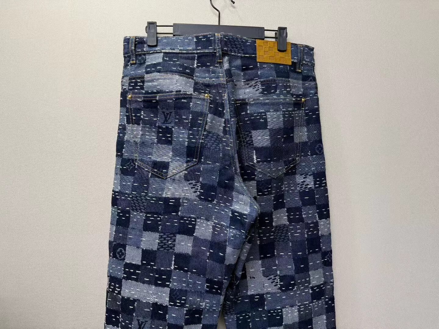 Louis Vuitton louis vuitton lv x nigo blue denim pants Size US 30 / EU 46 - 5 Thumbnail