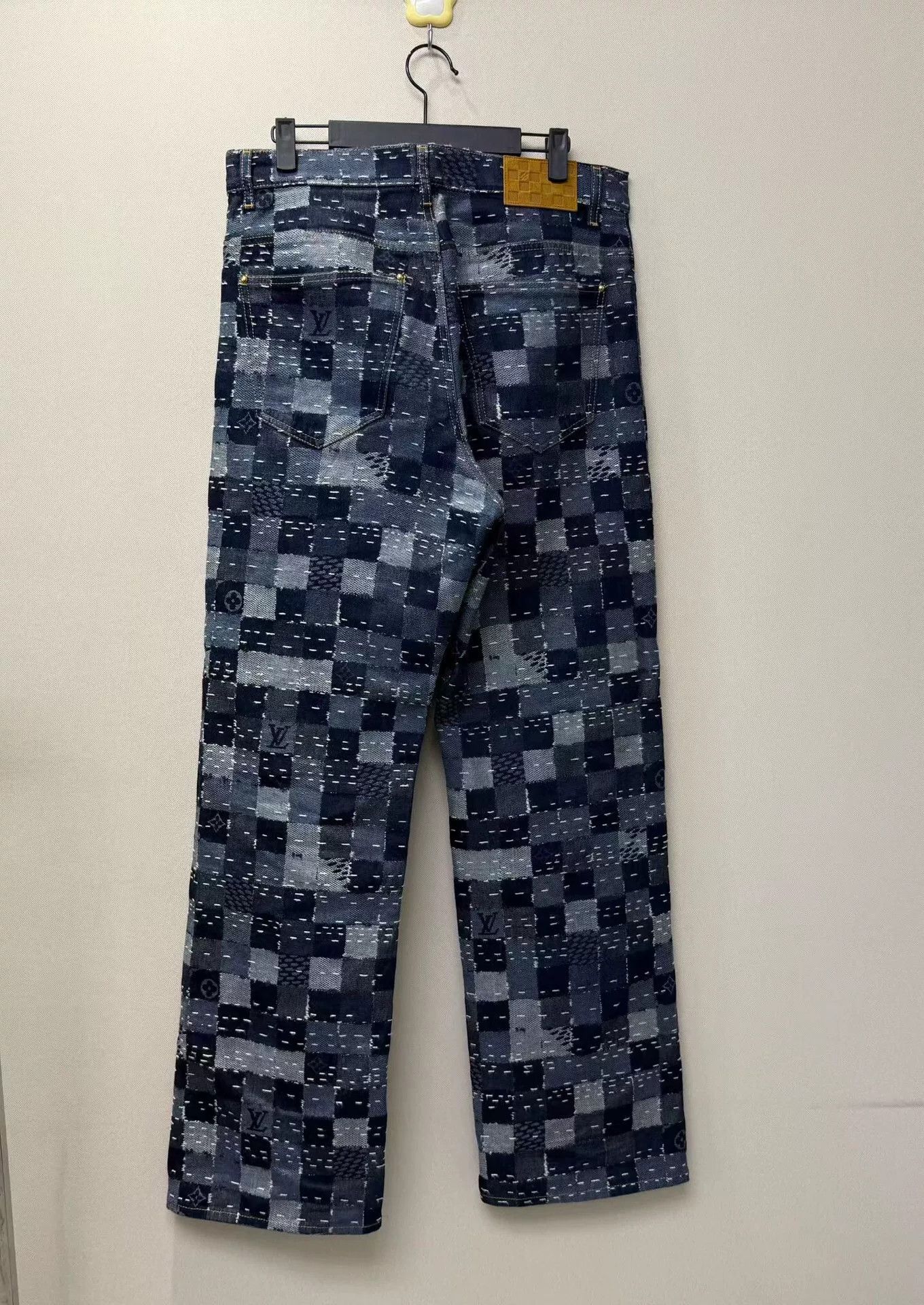 Louis Vuitton louis vuitton lv x nigo blue denim pants Size US 30 / EU 46 - 4 Thumbnail