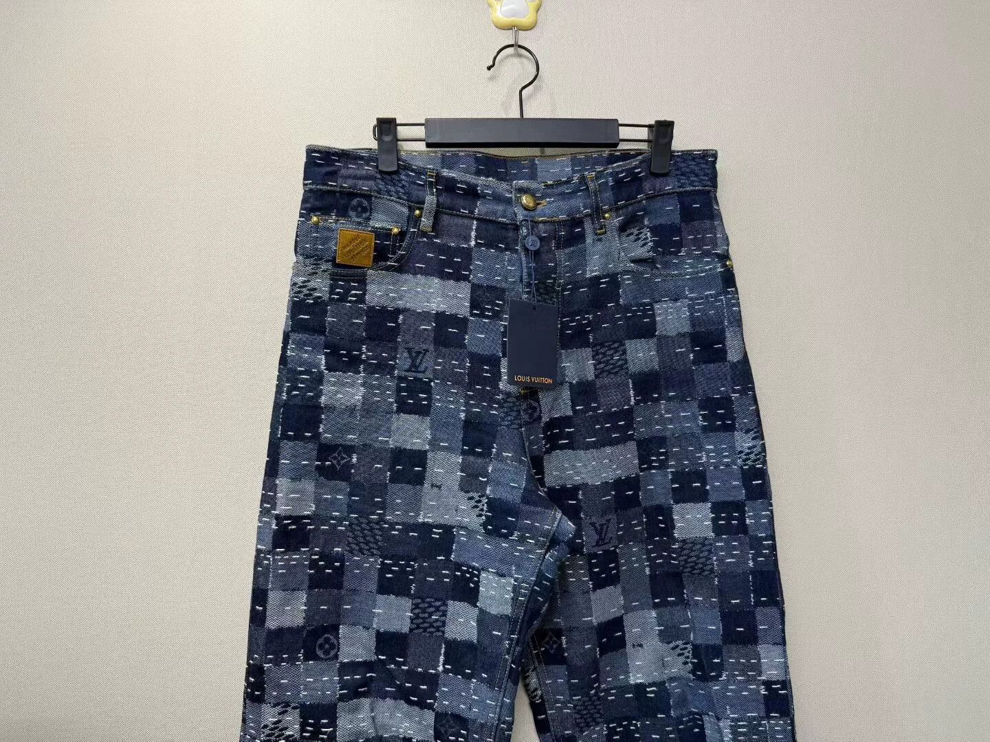Louis Vuitton louis vuitton lv x nigo blue denim pants Size US 30 / EU 46 - 2 Thumbnail