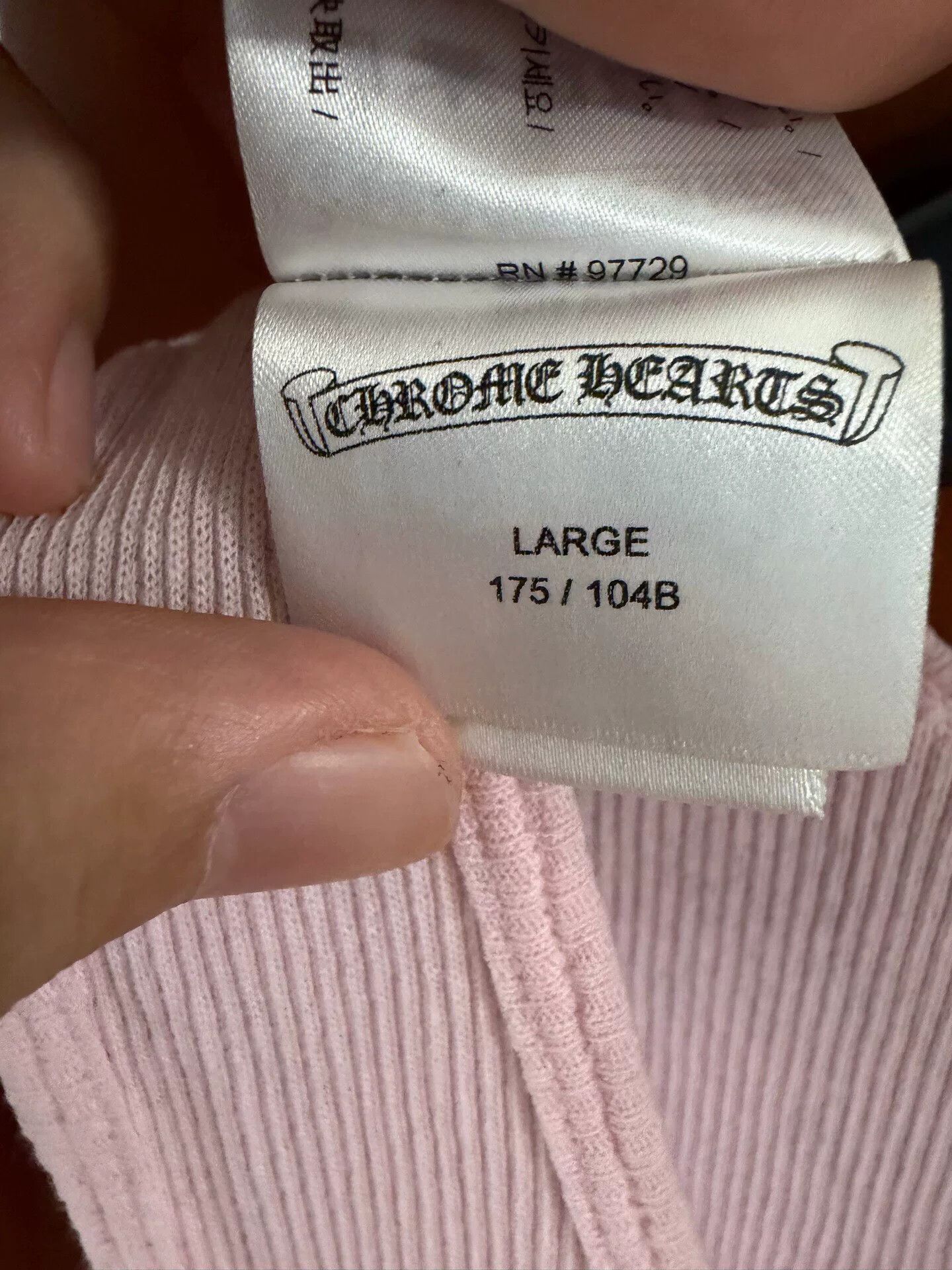Chrome Hearts chrome hearts pink tank top size large Size L / US 10 / IT 46 - 5 Thumbnail