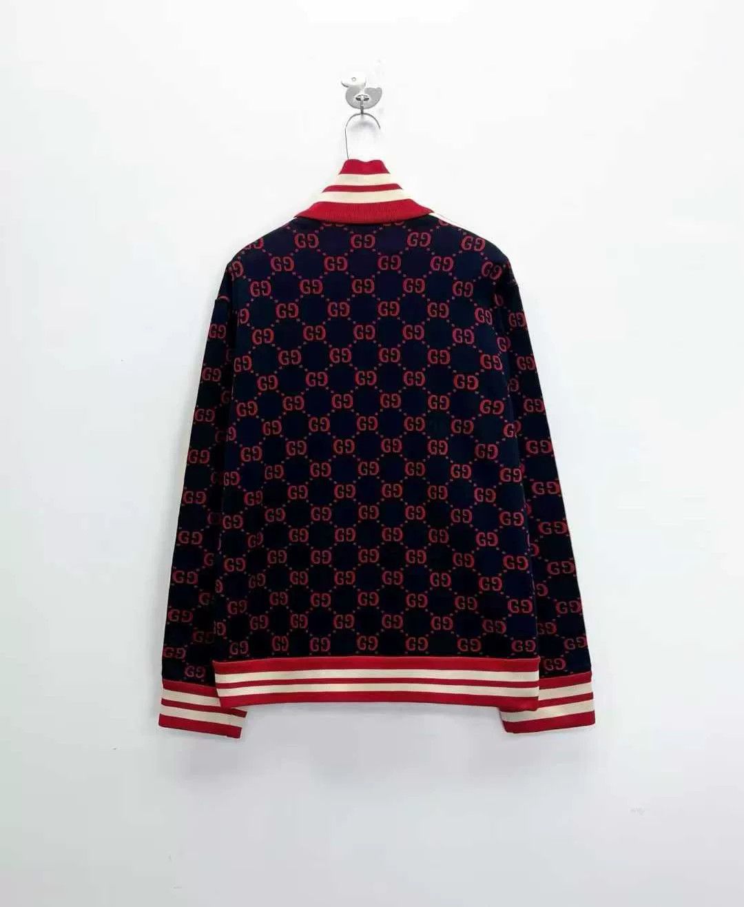 Gucci gucci gg pattern knitted zip jacket unisex Size US XXL / EU 58 / 5 - 2 Thumbnail