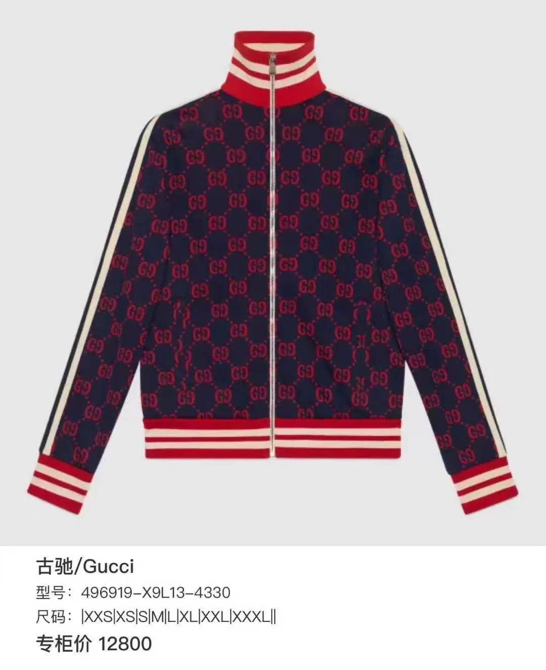 Gucci gucci gg pattern knitted zip jacket unisex Size US XXL / EU 58 / 5 - 5 Thumbnail