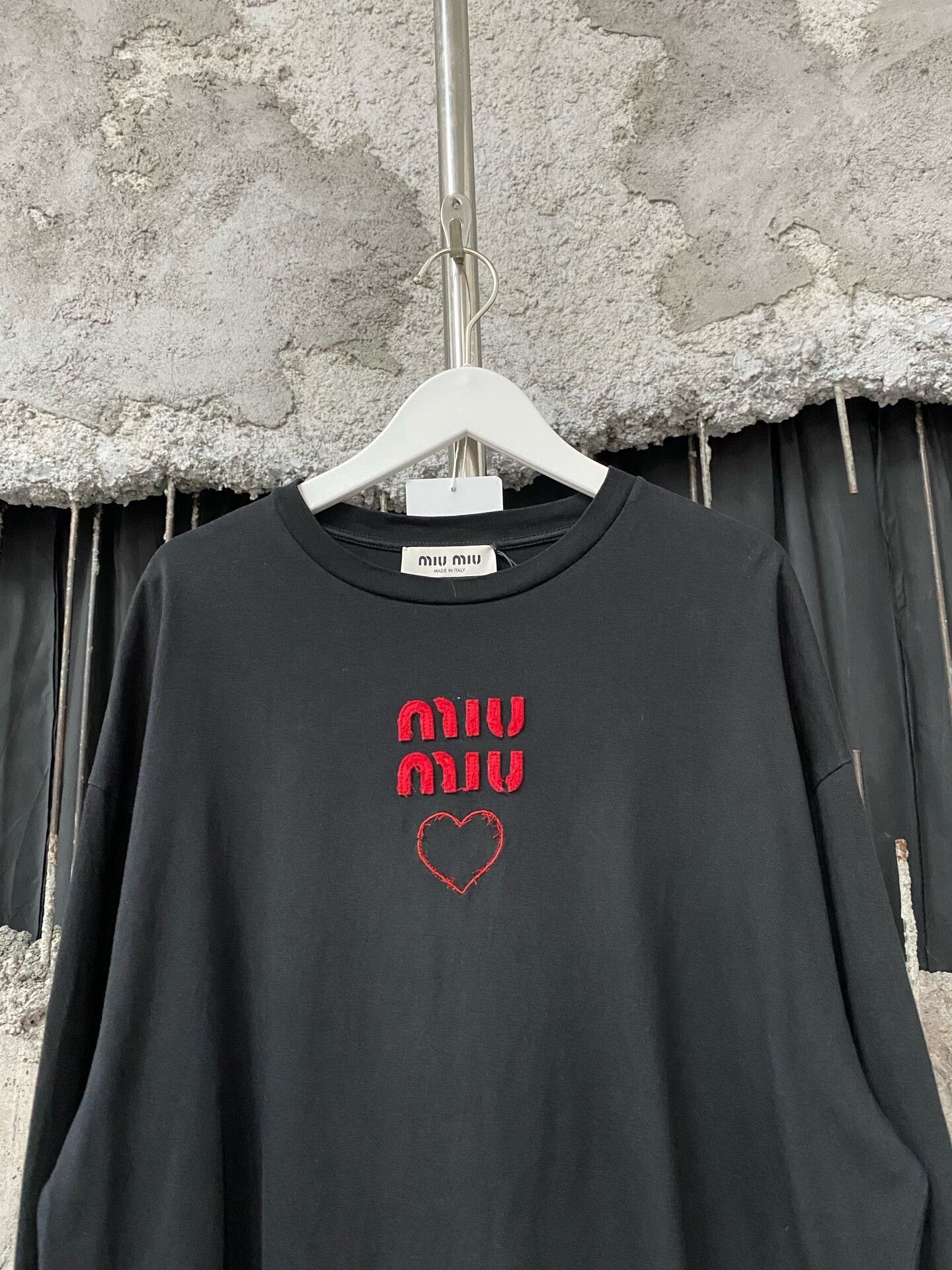 Miu Miu Miumiu Long Sleeve Heart Design Top Size XS / US 0-2 / IT 36-38 - 3 Thumbnail
