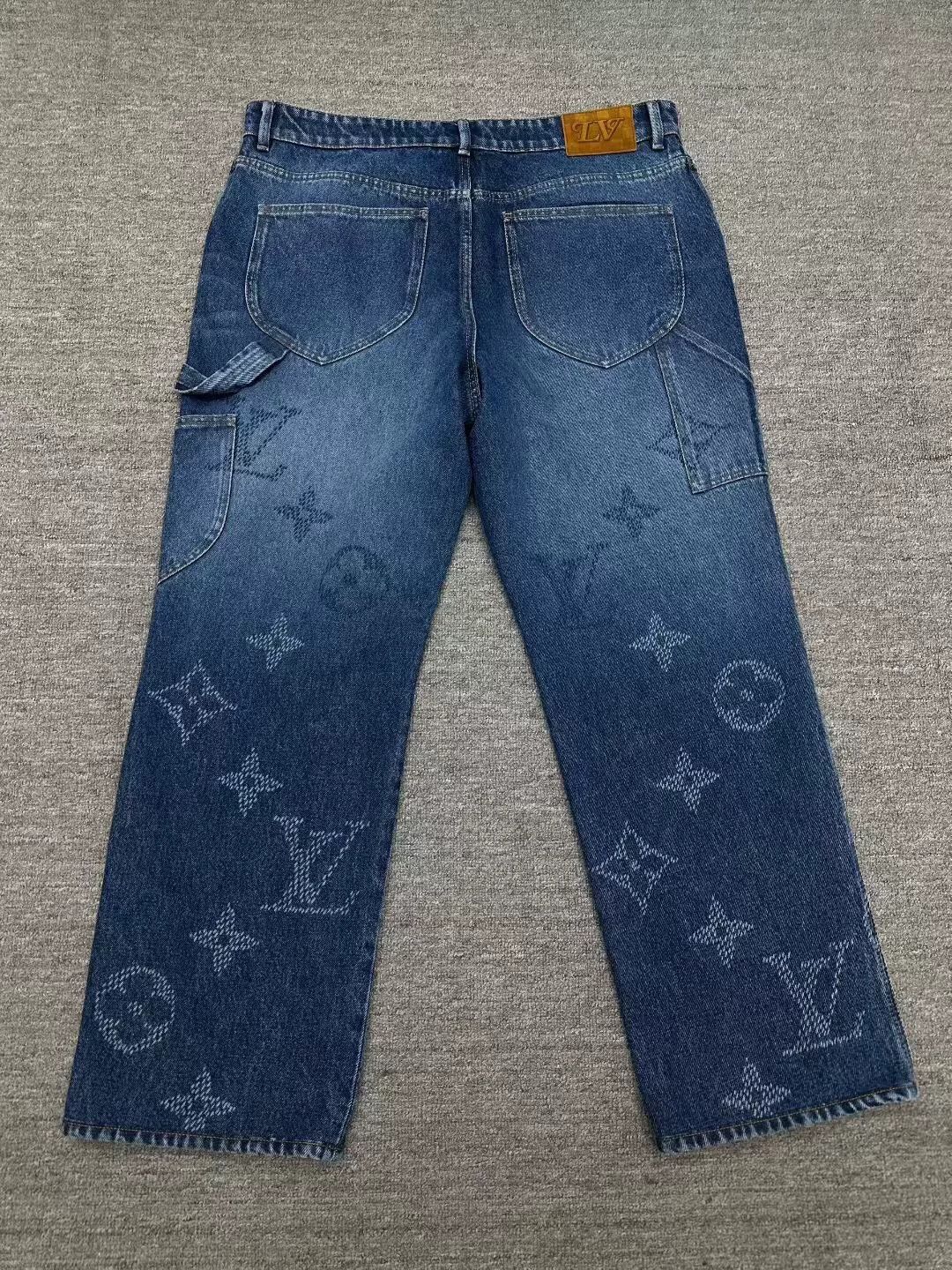 Louis Vuitton louis vuitton monogram denim pants size 38 Size US 27 - 2 Thumbnail