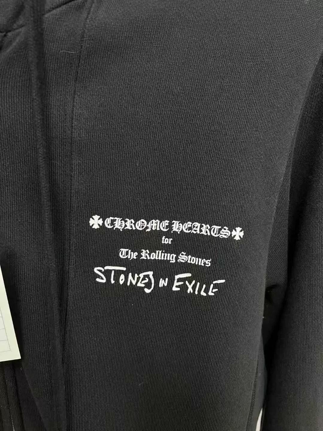 Chrome Hearts chrome hearts x rolling stones black hoodie Size US M / EU 48-50 / 2 - 3 Thumbnail