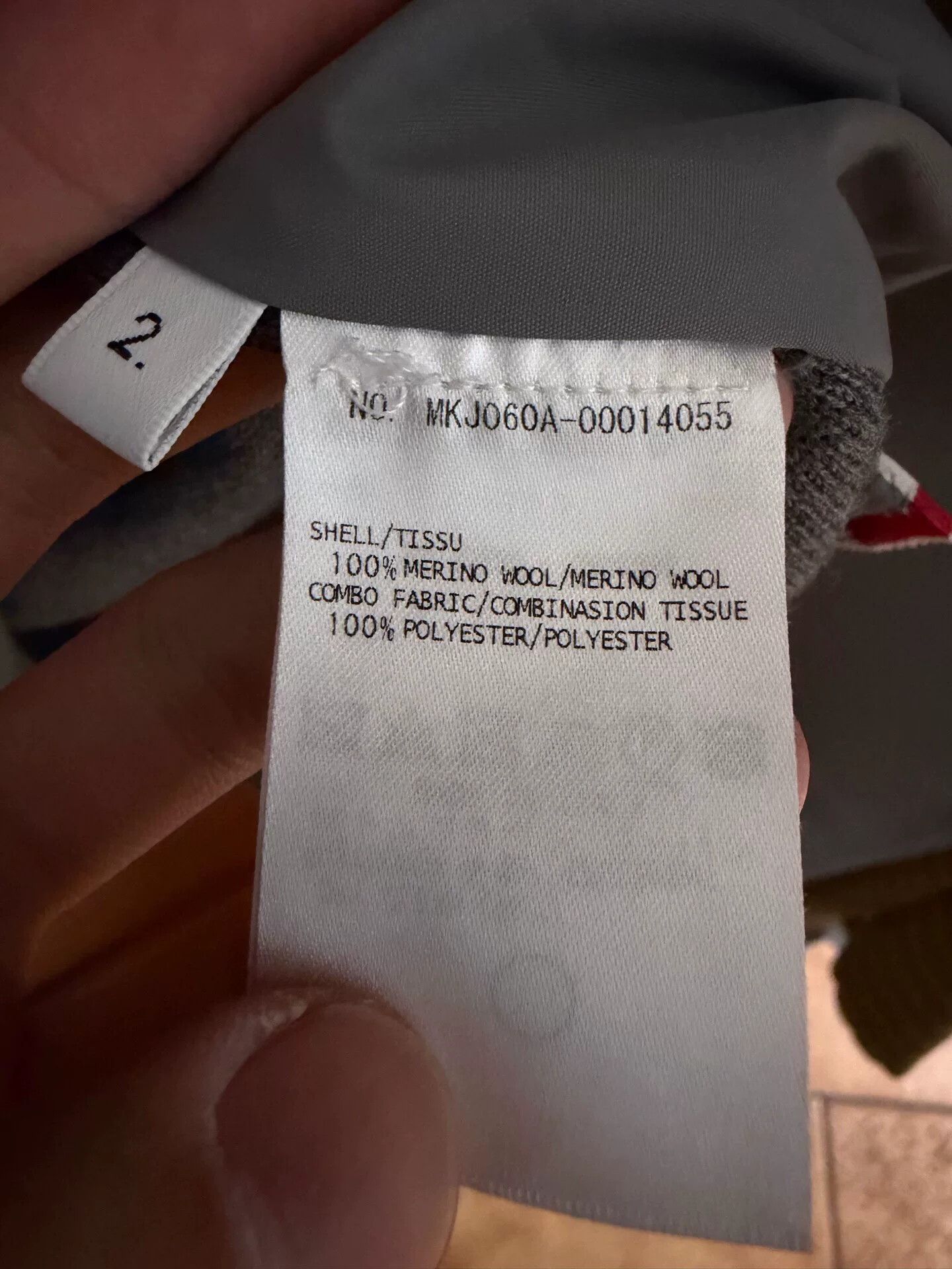 Thom Browne gray wool blend jacket by thom browne Size US XL / EU 56 / 4 - 4 Thumbnail