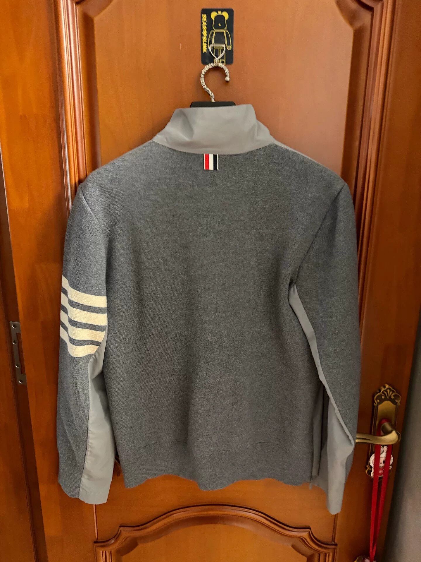Thom Browne gray wool blend jacket by thom browne Size US XL / EU 56 / 4 - 2 Thumbnail